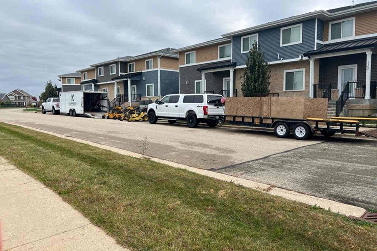 Kampmeier Lawn care trucks and trailers