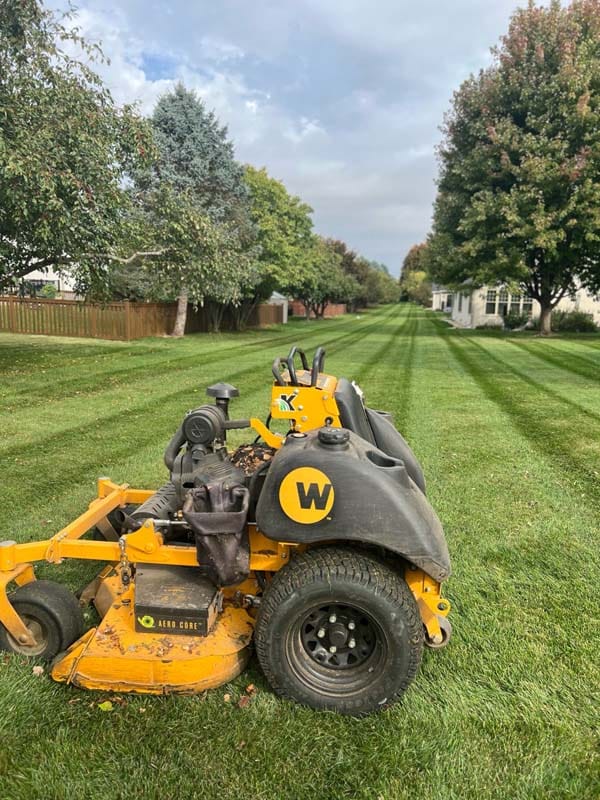 a Kampmeier lawn mower