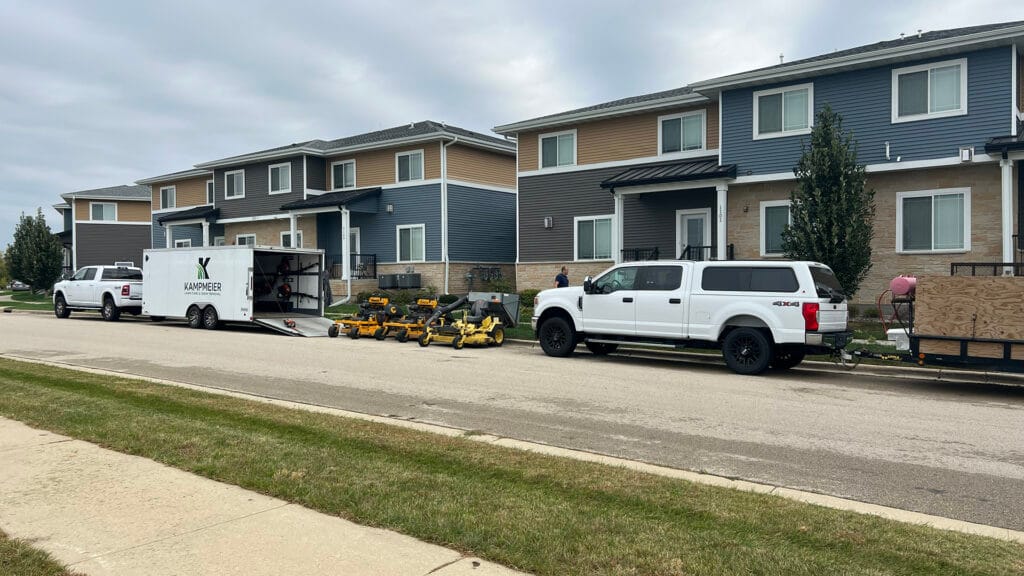 Kampmeier Lawn care trucks and trailers