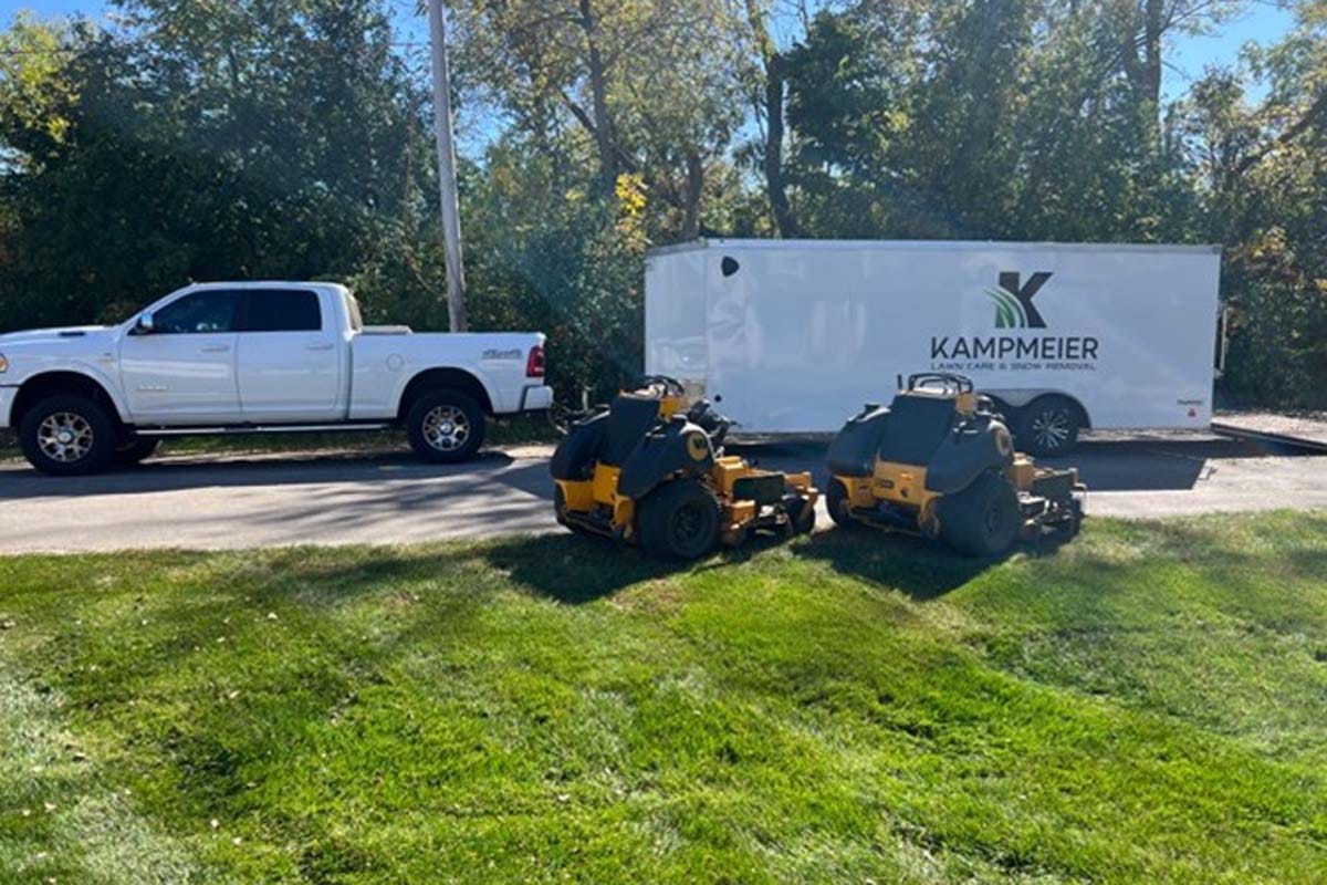 Kampmeier Lawn care trucks and trailers